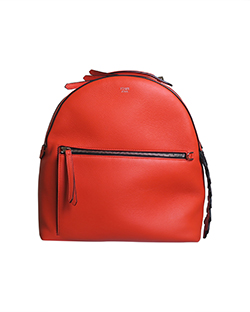 By The Way Croc Tail Back Pack, Leather/Croc, Orange, S, 8465, DB